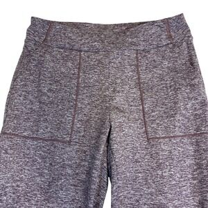 Athleta Girl Softluxe Jogger Pants Heathered Burgundy‎ Pockets XL 14